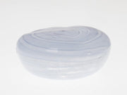 White Frosted Votive Memorial Stone